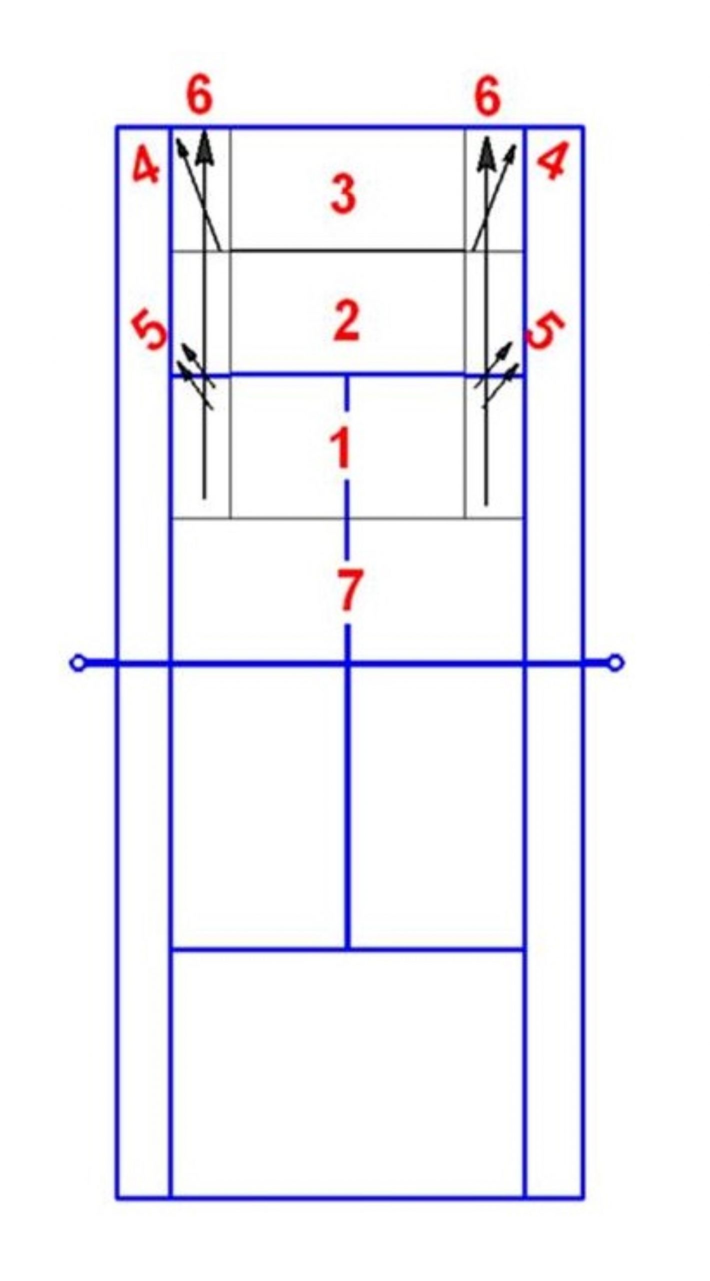 Tennis Court Targets – 7 SHOT TENNIS